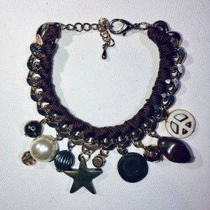 Braided Charm Bracelet